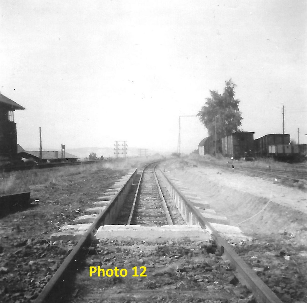 Newly built transfer track.