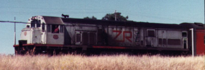 Second series loco on passenger train.